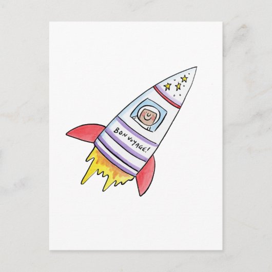 Carte Postale Bon Voyage (Devant)