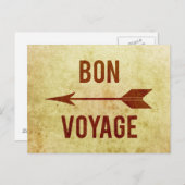 Carte Postale Bon Voyage (Devant / Derrière)