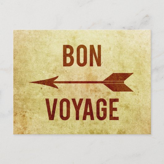 Carte Postale Bon Voyage (Devant)