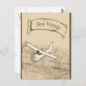 Carte Postale Bon Voyage (Devant / Derrière)