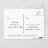 Carte Postale Bon Voyage (Dos)