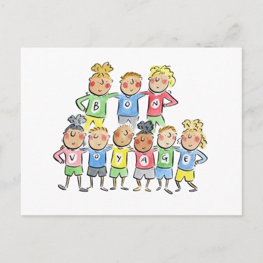 Carte Postale Bon Voyage (Devant)