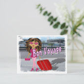 Carte Postale Bon Voyage Diva (Debout devant)