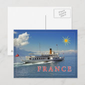 Carte Postale Bon voyage en France (Devant / Derrière)