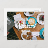 Carte Postale Bon week-end ma chère (Devant / Derrière)