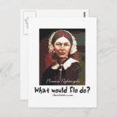 Carte Postale BonafideNurse_-_What_will_Flo_do (Devant / Derrière)