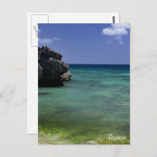 Carte Postale Bonaire Océan (Devant / Derrière)