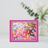 Carte Postale bonbon (Debout devant)