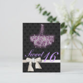 Carte Postale Bonbon blanc 16 à arc de diamant (Debout devant)