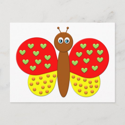 Carte postale BonBon Imaginaire Papillon (Devant)