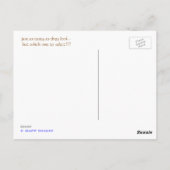 Carte Postale Bonbon pour les yeux (Dos)