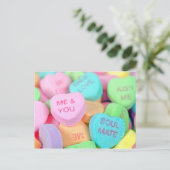 Carte Postale bonbon Valentine Coeurs (Debout devant)