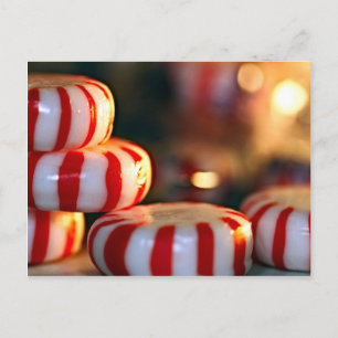 Carte Postale Bonbons à la menthe poivrée