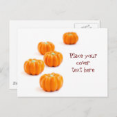Carte Postale Bonbons citrouilles d'Halloween (Devant / Derrière)