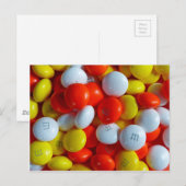 Carte Postale Bonbons colorés (Devant / Derrière)