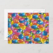Carte Postale bonbons colorés (Devant / Derrière)