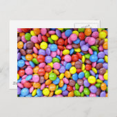 Carte Postale Bonbons colorés (Devant / Derrière)