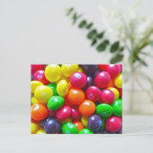 Carte Postale Bonbons colorés (Debout devant)