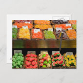 Carte Postale Bonbons colorés (Devant / Derrière)