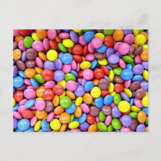 Carte Postale Bonbons : Confiserie colorée (Devant)