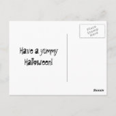 Carte Postale Bonbons d'Halloween (Dos)