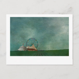Carte Postale bonbons en coton -