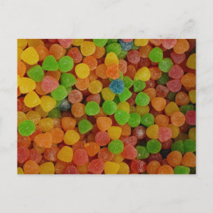 Carte Postale Bonbons Gommeux