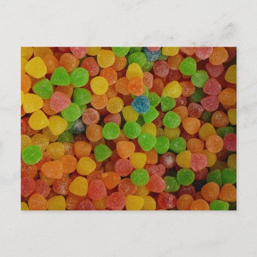 Carte Postale Bonbons Gommeux (Devant)