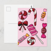 Carte Postale Bonbons mignons (Devant / Derrière)