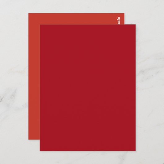 Carte Postale Bonbons Pomme Rouge Automne Saison automne Couleur (Devant / Derrière)