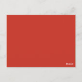 Carte Postale Bonbons Pomme Rouge Automne Saison automne Couleur (Dos)