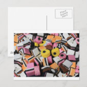 Carte Postale Bonbons Sucreries (Devant / Derrière)