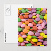 Carte postale Bonbons sucrés (Devant / Derrière)