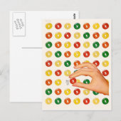 Carte Postale Bonbons vintages (Devant / Derrière)