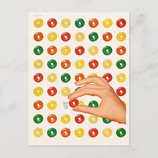 Carte Postale Bonbons vintages (Devant)