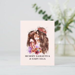 Carte Postale Bond adorable maman et fille (6)