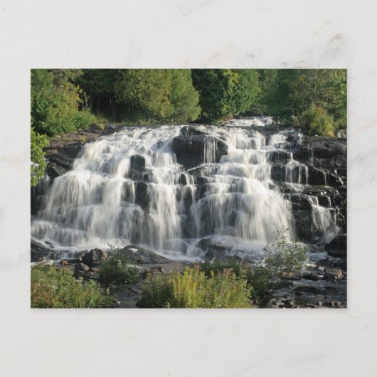 Carte Postale Bond Falls, Paulding, péninsule supérieure du Mich (Devant)