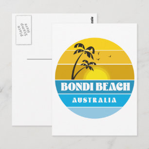 Carte Postale Bondi Beach Australie