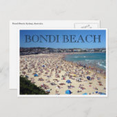 Carte Postale bondi beach nouvelle année (Devant / Derrière)