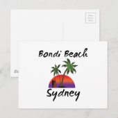 Carte Postale bondi beach sydney (Devant / Derrière)