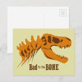 Carte Postale Bones T-Rex (Devant / Derrière)
