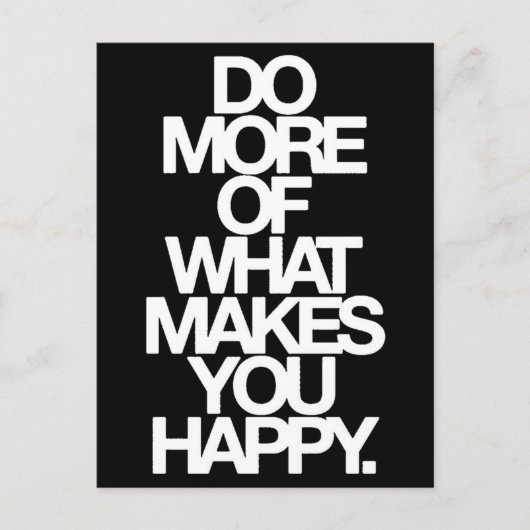 Carte Postale Bonheur (Devant)