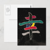 Carte Postale bonheur (Devant / Derrière)