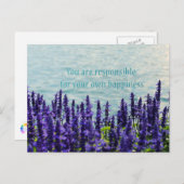 Carte Postale Bonheur (Devant / Derrière)