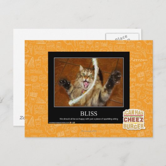 Carte Postale Bonheur (Devant / Derrière)