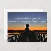 Carte Postale Bonheur de ta vie (Devant / Derrière)