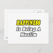 Carte Postale Bonheur...musulman (Devant / Derrière)