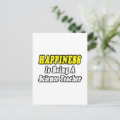 Carte Postale Bonheur...Professeur de sciences (Debout devant)