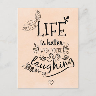 Carte Postale Bonheur, Succès, Attitude, Pêche Motivationnelle