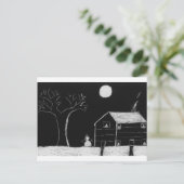 Carte Postale bonhomme (Debout devant)